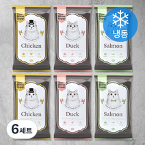 토빈즈챱 고양이 화식사료 버라이어티팩 50g x 3종 (냉동), 6세트