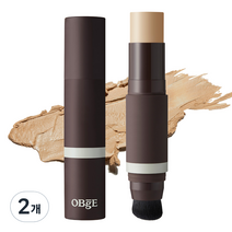 OBge 내추럴 커버 파운데이션 SPF50+ PA++++ 13g, 3호 샌드, 2개