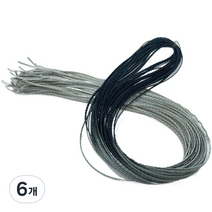알로데 스트레이트 드레드 부분가발 75cm, TYPE 16, 6개