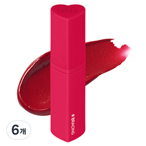 홀리카홀리카 하트크러쉬 젤리 벨벳 립틴트 2.8g, 01 브레이싱, 6개