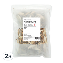 자연그대로담은 유기농 건조표고버섯 채, 160g, 2개