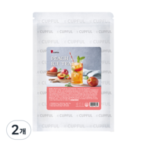 컵풀 복숭아 아이스티 파우더, 1kg, 2개, 1개입