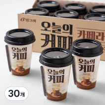 빙그레 오늘의 커피 카페라떼, 250ml, 30개