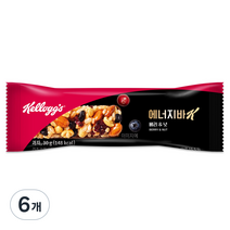켈로그 에너지바 K 베리 & 넛, 30g, 6개