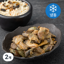 산채로데친 국산전복내장, 1kg, 2개