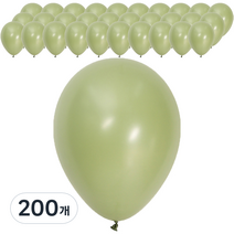 셈퍼텍스 스탠다드 풍선 30cm, 유칼립투스, 200개