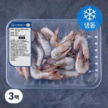 살맛나요 선별하여 급랭한 국산 새우 (냉동), 500g, 3팩