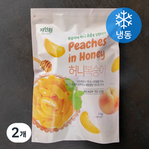 자연원 허니복숭아 (냉동), 1kg, 2개