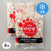 마당발 양송이버섯 (냉동), 1kg, 4개