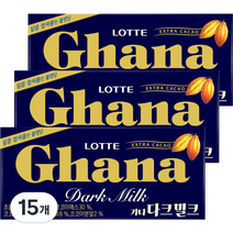 가나 다크밀크 초콜릿, 70g, 15개