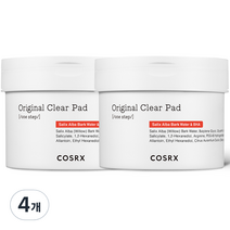 코스알엑스 원스텝 오리지널 클리어 패드 140ml, 70개입, 4개