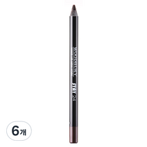 우드버리 스테이24 아이라이너, 브라운, 6개