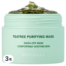 보나벨라 티트리 퓨리파잉 워시오프 마스크팩 100ml, 1개입, 3개