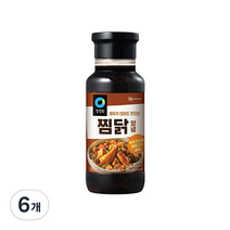 청정원 찜닭 양념 소스, 500g, 6개