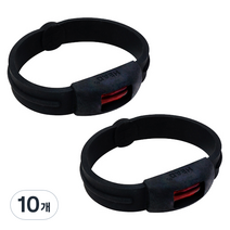 HEAD 성인용 가드볼 팔찌밴드 블랙, 15g, 10개