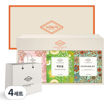 라돌체비타 프리미엄 허브차 3종 선물세트 + 쇼핑백, 히비스커스 1.2g x 6p + 페퍼민트 1.2g x 6p + 레몬밤 1.2g x 6p, 4세트