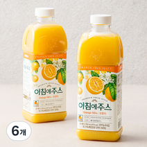 아침에주스 오렌지주스, 950ml, 6개