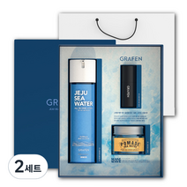 그라펜 제주 해수 올인원 로션 200ml + 립밤 7g + 포마드 50g 선물세트, 2세트