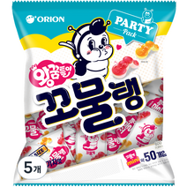 오리온 왕꿈틀이 꼬물탱 미니젤리 50p, 600g, 5개
