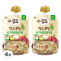 아이꼬야 맘스쿠킹 레토르트 이유식 100g, 소고기 된장전골 진밥, 4개