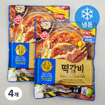 오뚜기 오즈키친 떡갈비 (냉동), 480g, 4개