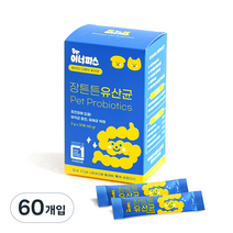 바잇미 강아지 고양이 비피더스 장튼튼, 유산균, 60개입