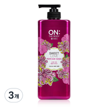 온더바디 스위트 러브 퍼퓸 바디워시, 865ml, 3개