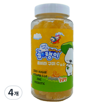 귀여운 내 친구 곰탱이 홈비타 구미 C 유아젤리, 4개, 감귤맛, 252g