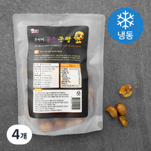 못난이 공주 군밤 (냉동), 500g, 4개