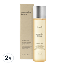 심플리오 내추럴 글로우 토너, 140ml, 2개