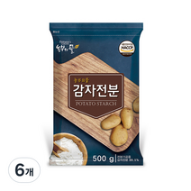 농부의뜰 감자전분, 6개, 500g