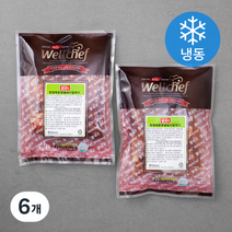 웰쉐프 한양 매운양념 돼지껍데기 (냉동), 300g, 6개