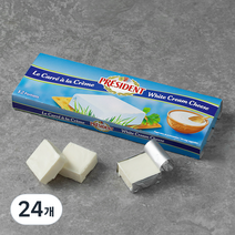 프레지덩 화이트 크림치즈, 20g, 24개