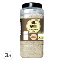 냉장고쏙 퀵 롤드 오트, 1.2kg, 3개