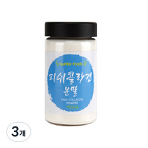 내몸에약초 생선 어류 먹는 저분자 피쉬 콜라겐분말, 3개, 100g