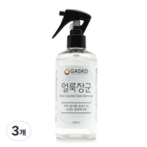가스코 얼룩장군 찌든때 옷 만능 얼룩제거제, 300ml, 3개