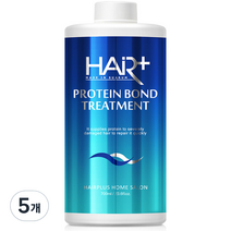 헤어플러스 단백질 본드 극손상머리 클리닉 트리트먼트, 700ml, 5개