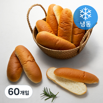 신라명과 수제 핫도그용빵 (냉동), 50g, 60개입