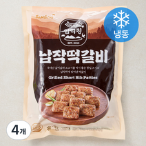 삼양 임꺽정납작떡갈비 (냉동), 1000g, 4개