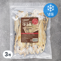 해맑은푸드 호프집노가리 조미대구포 (냉동), 400g, 3개