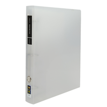 위즈오피스 프론 투명 링 파일 60매, 화이트, 1개