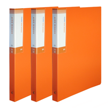 위즈오피스 프론 O링바인더 1.5cm, 오렌지, 3개