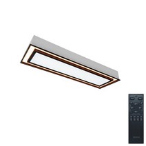 시그마LED 삼성칩 플리커프리 하이브리드 천장등 30W 620 x 200 x 70 mm + 리모컨, WHTIE