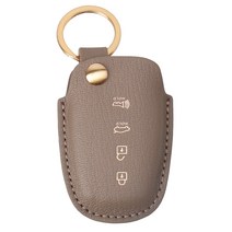 바슬리 그랜져HG / 제네시스 / 싼타페DM / 맥스크루즈 크리스페 가죽 스마트 키케이스, 에토프 금, HD014