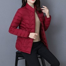 여성용 DM 사선 퀄팅 경량 패딩