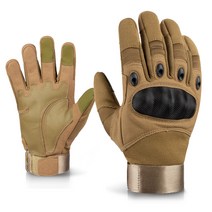 오제로 너클 가드 스마트 터치 바이크장갑 양손세트, 브라운