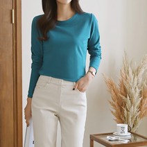 아이엠수 여성용 로망스 긴팔 티셔츠