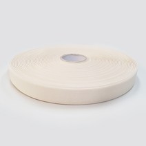 JSTrading 무지 면 라벨 테이프 20mm, 내추럴생지, 1개