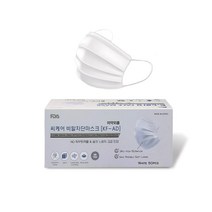 씨케어 비말차단 마스크 대형 KF-AD, 50개입, 1개, 화이트