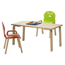 일루일루 프로스 어린이 책상세트 스퀘어형 테이블1+의자2, 민트+핑크